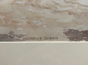 Lies Veenhoven - Drunense Duinen - Aquarel kopen? Bied vanaf 40!