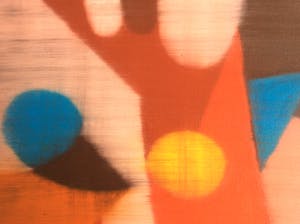 Jack Vissers - In Licht Gevormd (rood) - olieverf op doek kopen? Bied vanaf 60!