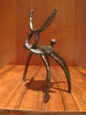 Brons (Onbekend) - Het beest. verkocht voor € 85!