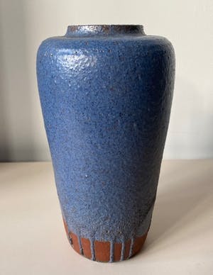 Pieter Groeneveldt - Vaas model 160 met blauw druipglazuur kopen? Bied vanaf 50!