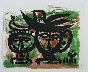 Anton Rooskens - Litho, Zonder titel - Ingelijst kopen? Bied vanaf 250!