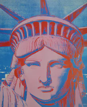 Andy Warhol - Poster - 10 Statues of Liberty - Paris kopen? Bied vanaf 1!