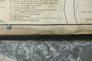 Jan Bollaert - Acryl op papier, Tropical Antwerp - Ingelijst (Groot) kopen? Bied vanaf 50!