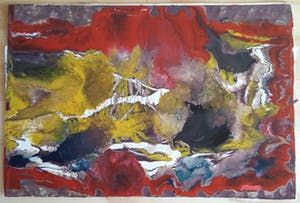 Niet of onleesbaar gesigneerd - Abstract acryl. kopen? Bied vanaf 10!