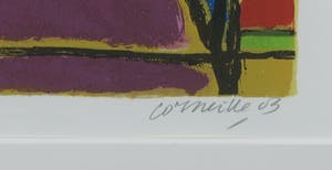 Corneille - Zeefdruk, Zonder titel - Ingelijst kopen? Bied vanaf 1!