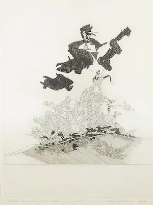 Roger Chailloux - Ets, Intervalles d'un point et un autre - Ingelijst kopen? Bied vanaf 50!