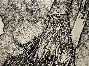 Ab Steenvoorden - Karakteristiek grafiek - groep "de bange Duivel" - ETS "Pandora" gesigneerd kopen? Bied vanaf 19!