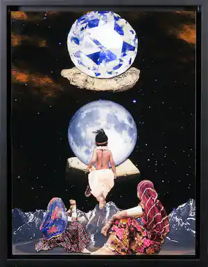 Eugina Loli - Print op dibond, Levels vendu pour 50€ !