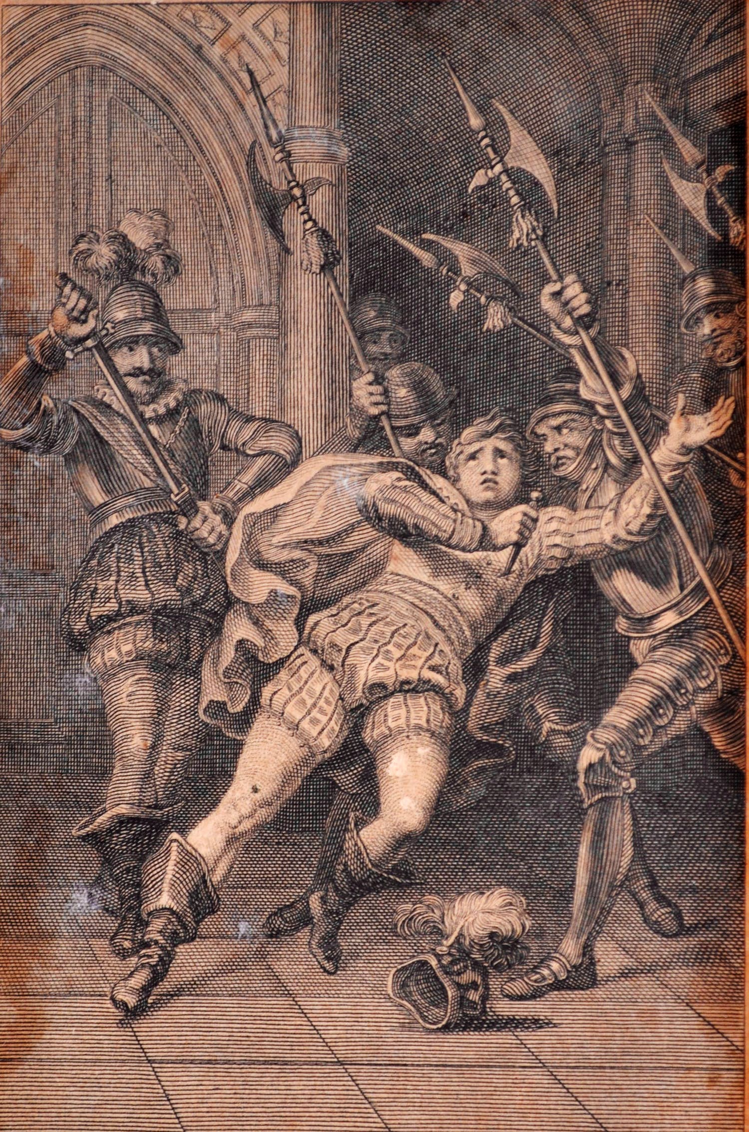 Johann Heinrich Ramberg - Maria Stuart - Gravure - eind 18de / begin 19de eeuw. verkocht voor € 1!