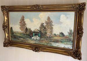 Jan van Vlaardingen - Schaapskooi op Gooise heide kopen? Bied vanaf 80!