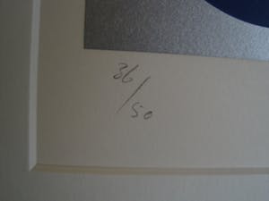 Rob Schotman - Intrigerend jaren 60 PoP Art Litho - variaties op een cirkel - gesigneerd kopen? Bied vanaf 10!