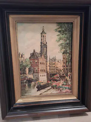AcheterHendrik ten Hoven - Munttoren bloemenmarkt Singel Amsterdam? Enchérissez de 170!