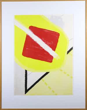 Roger Raveel - Litho, De schilderijenoptocht van 1978 te Machelen-aan-de-Leie, Ingelijst (Groot verkocht voor € 600!