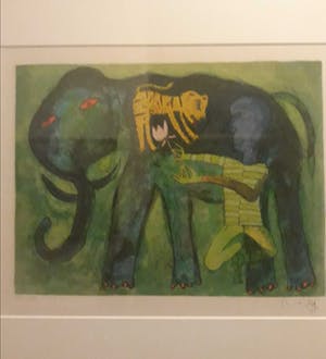 Shahid Parvez - Groene olifant kopen? Bied vanaf 300!