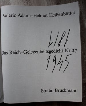 Valerio Adami - Boek met 10 gesigneerde zeefdrukken: das Reich - 1974 kopen? Bied vanaf 499!