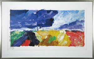 Jan Cremer - Zeefdruk, Zonder titel - Ingelijst (Groot) kopen? Bied vanaf 200!