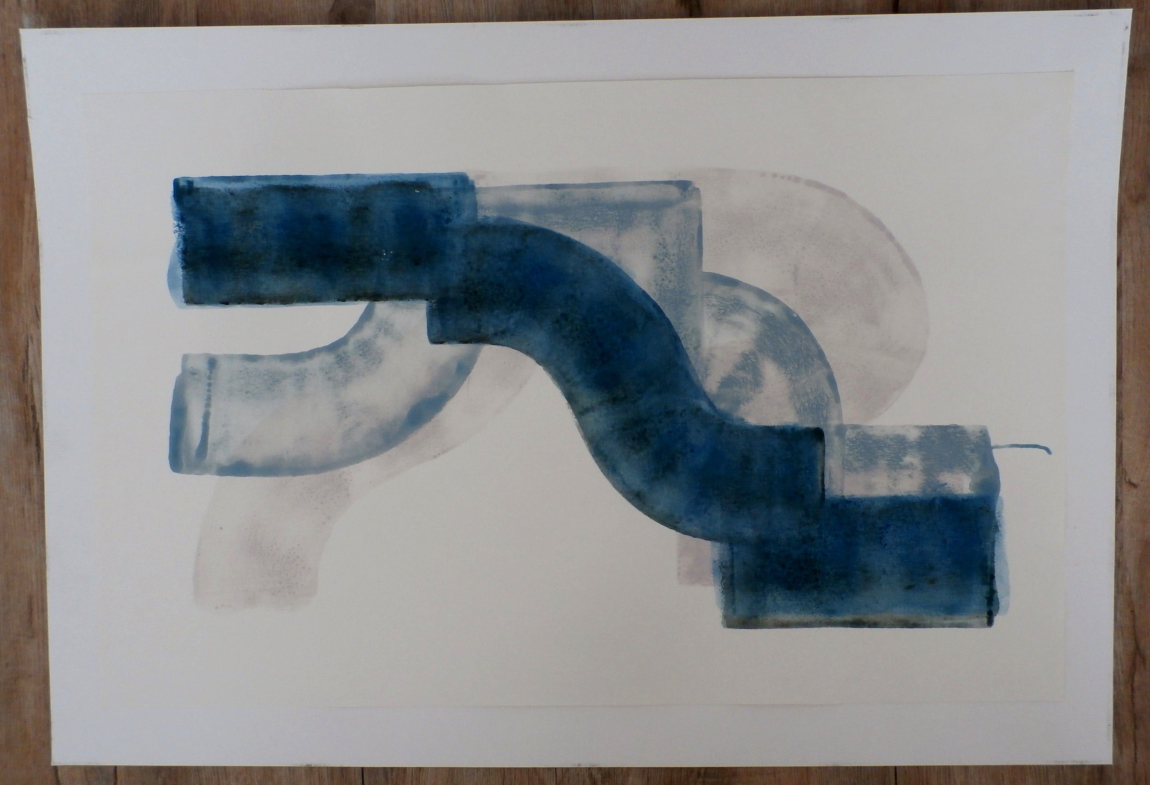Hans Schraven - acryl op papier - 1989 kopen? Bied vanaf 49!