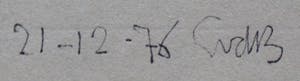 Siep van den Berg - Pentekening - 1976 - gesigneerd kopen? Bied vanaf 75!
