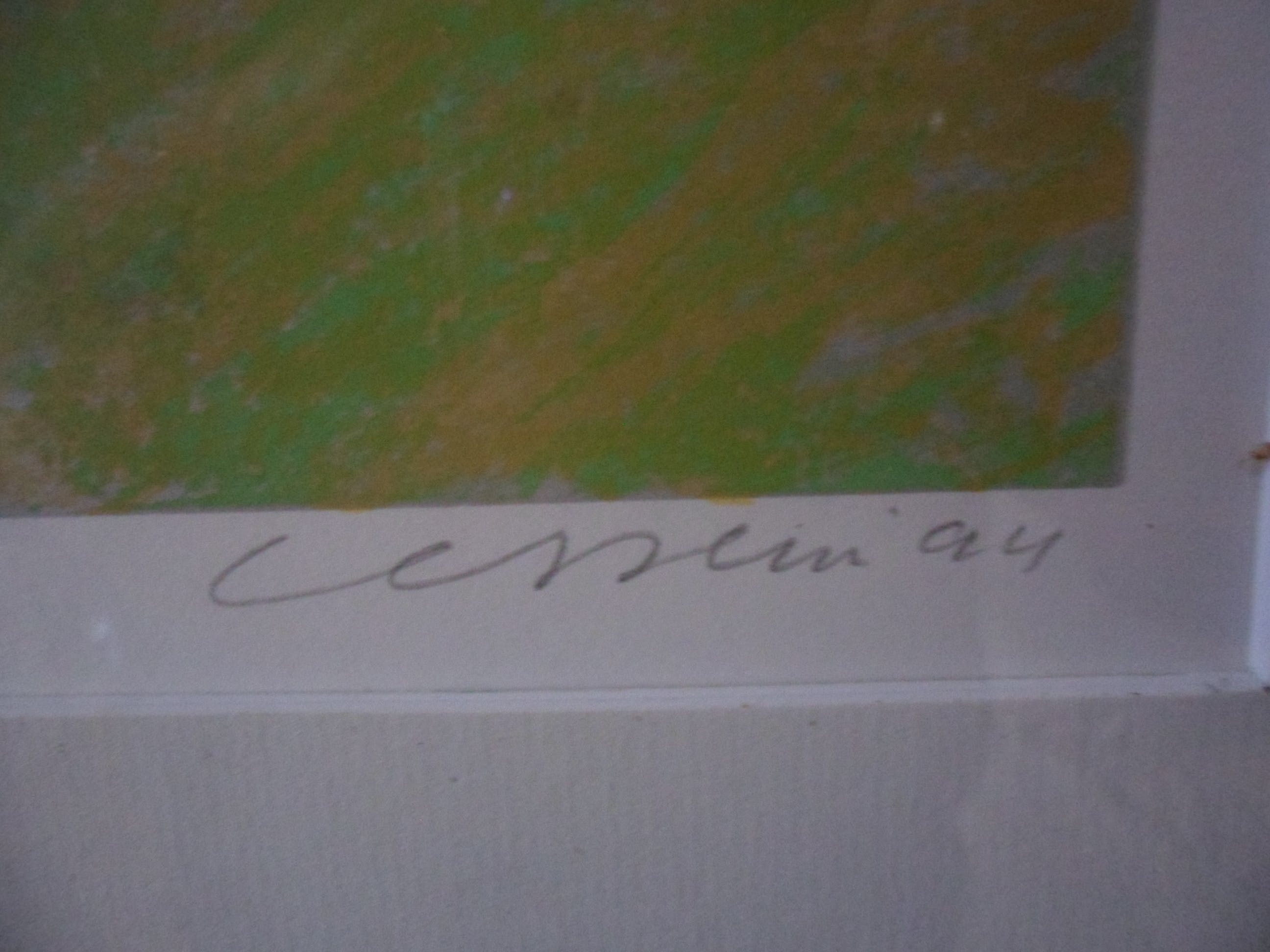 Henk van Vessem - Compositie, zeefdruk. kopen? Bied vanaf 35!