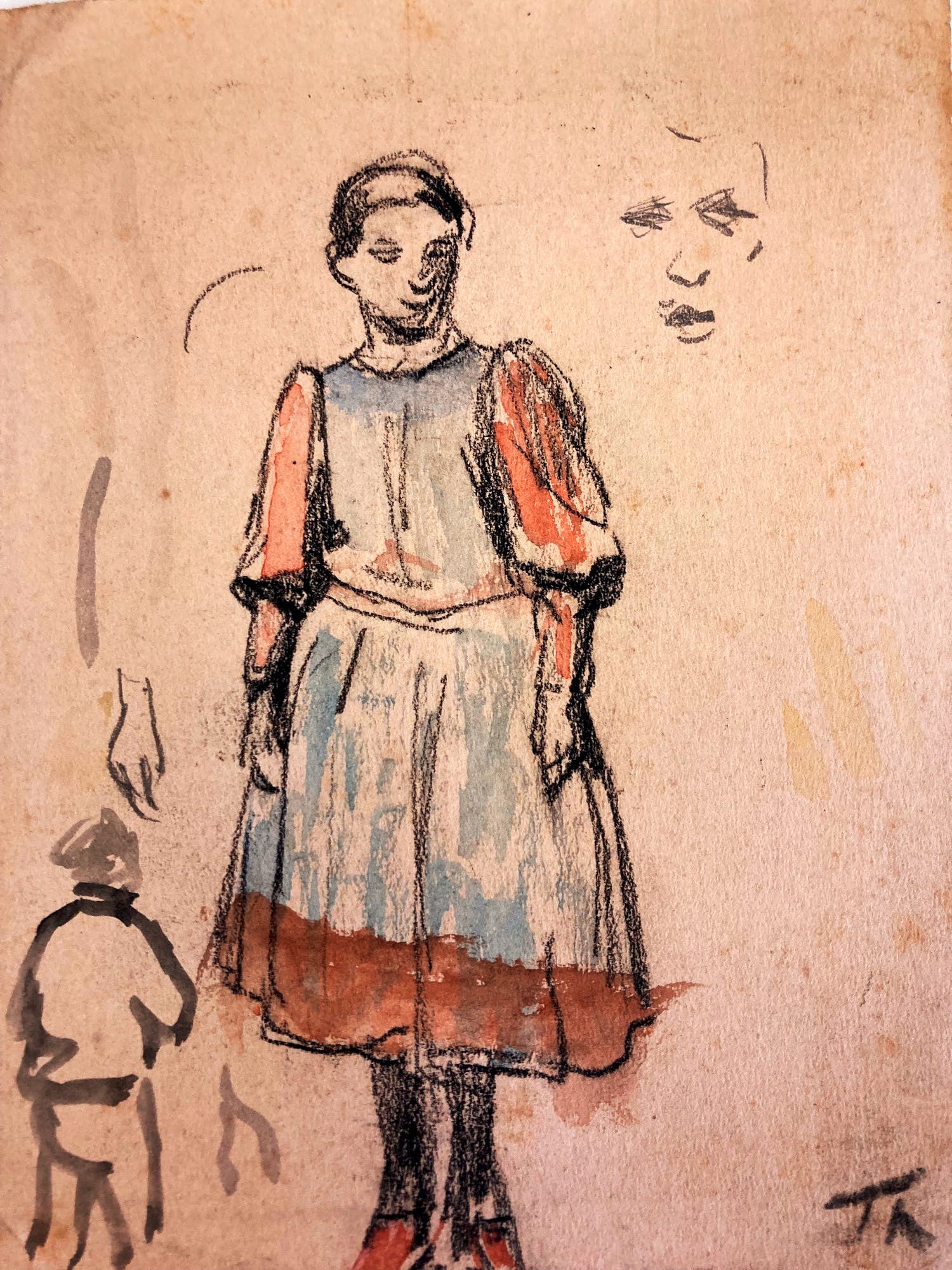 Willem Bastiaan Tholen - Studie van een meisje kopen? Bied vanaf 50!