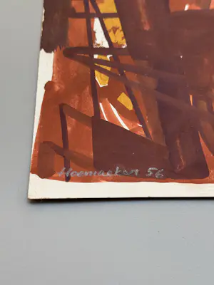 Jozef Hoemaeker - Een abstract figuur, 1956 kopen? Bied vanaf 30!