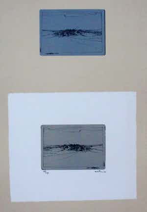 Willem van Malsen - litho: Ets - 1970 verkocht voor € 40!