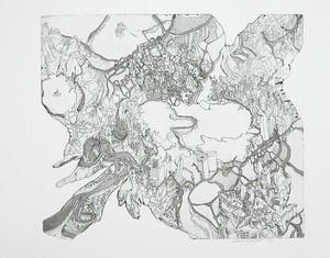 Rikkert Mullenders - Ets, Stad van boven kopen? Bied vanaf 1!