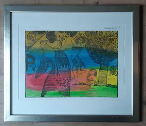 Corneille - " GELDERLAND " - kleurrijke Lithografie uit 2004 kopen? Bied vanaf 245!