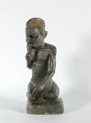 Niet of onleesbaar gesigneerd - Afrikaans stenen beeld kopen? Bied vanaf 1!