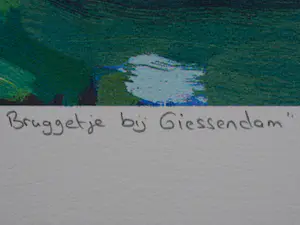 Jentsje Popma - Bruggetje bij Giessendam kopen? Bied vanaf 100!