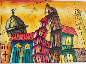 Niet of onleesbaar gesigneerd - Skyline Havanna kopen? Bied vanaf 10!