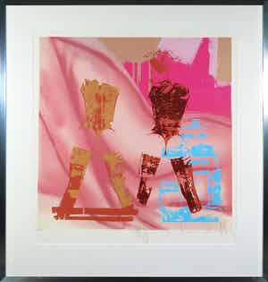 George Heidweiller - Zeefdruk, Candy Girls I - Ingelijst verkocht voor € 1!