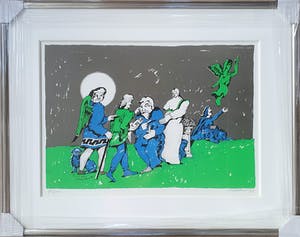 Lucebert - ' En hij opende hem de ogen' - Ingelijst 1973 kopen? Bied vanaf 195!