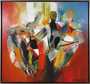 AcheterPeter Meijer - Acryl op doek, Trois Rêves - Ingelijst (Groot)? Enchérissez de 350!