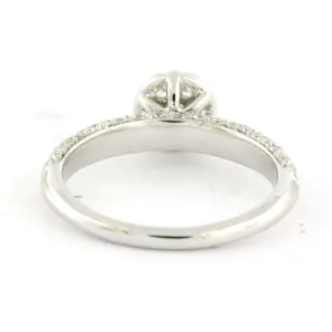 ESFAHAN - 18k witgouden ring bezet met briljant geslepen diamant tot. 1.00ct kopen? Bied vanaf 810!