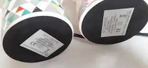 Niet of onleesbaar gesigneerd - Twee Seylumiere lampen met jaren 50 design kopen? Bied vanaf 10!