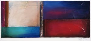 Starlie Sokol-Hohne - Monotype, Abstract Turquoise kopen? Bied vanaf 1!