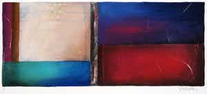 Starlie Sokol-Hohne - Monotype, Abstract Turquoise verkocht voor € 1!
