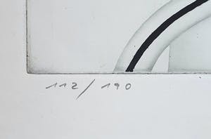 Gerd van Dulmen - Zonder titel - ets - 1971 kopen? Bied vanaf 45!