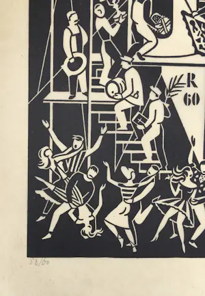Gerd Arntz - Rocket ‘n Roll - Civilisatie naar de maan - 1960/86 kopen? Bied vanaf 250!