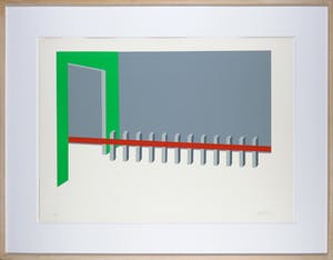 David van de Kop - Zeefdruk, Situatie rode band - Ingelijst kopen? Bied vanaf 40!