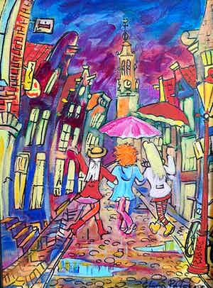 Elena Polyakova - Winkelen in Amsterdam verkocht voor € 100!