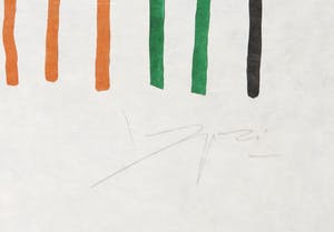 Giuseppe Capogrossi - Litho op vezelpapier, Opale 6 kopen? Bied vanaf 200!