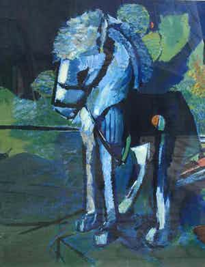 Kees Verwey - C2568-9, Paardje verkocht voor € 150!