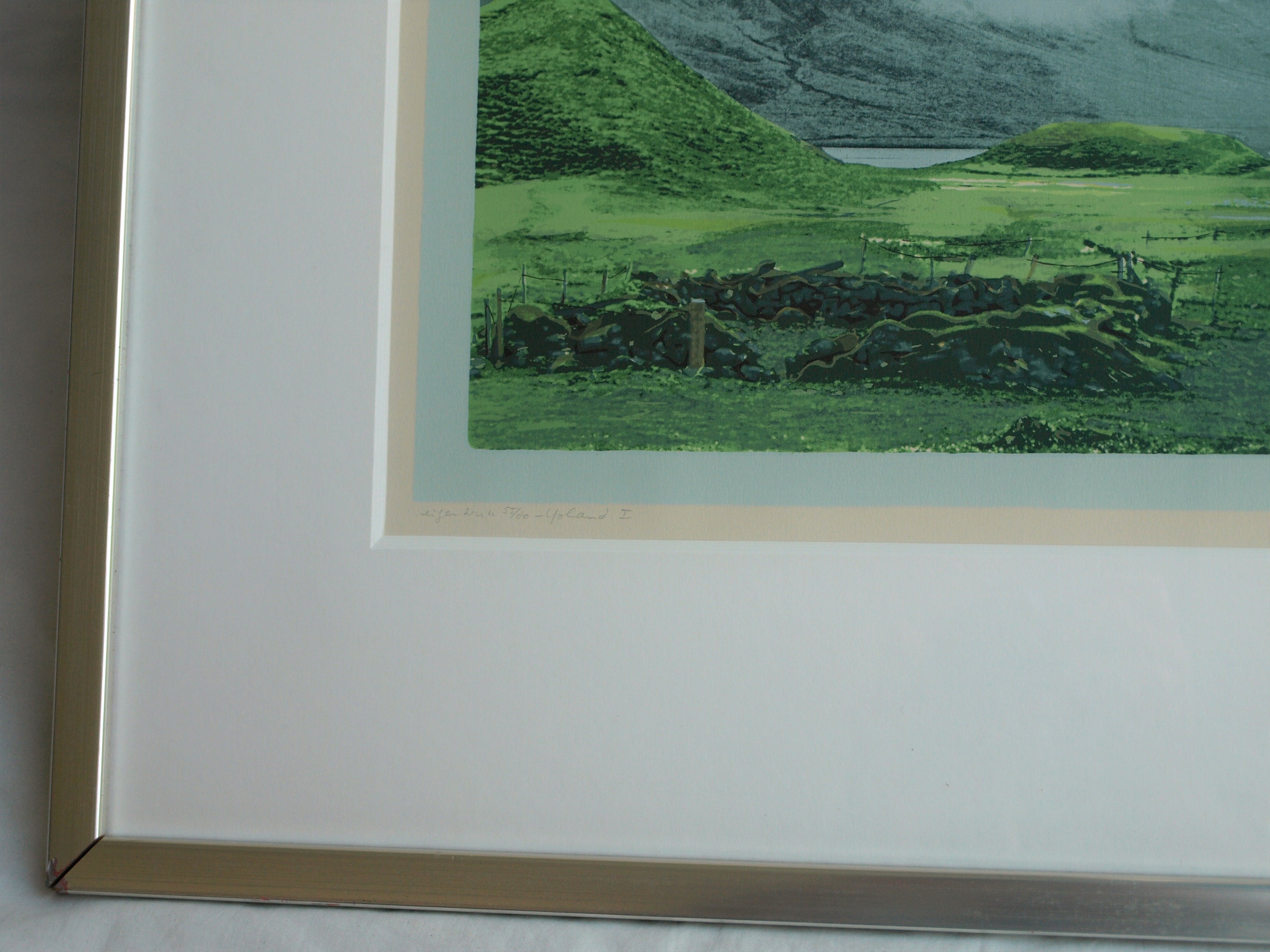 Marian Plug - Zeefdruk , IJsland I – gesigneerd & ingelijst – 1982 kopen? Bied vanaf 30!