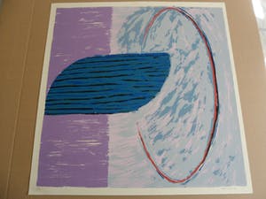 Bhaskar Hande - Zeefdruk, zonder titel. kopen? Bied vanaf 20!