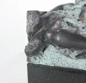 Pepe Gregoire - Brons, Liggend figuur + 2 boeken! kopen? Bied vanaf 400!