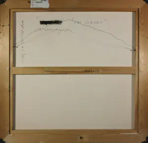 Henk Vierveijzer - Olieverf op doek, Niet vliegen- Ingelijst kopen? Bied vanaf 400!