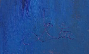 Franscz Witte - Olieverf op karton, Abstract Z.t. kopen? Bied vanaf 1!