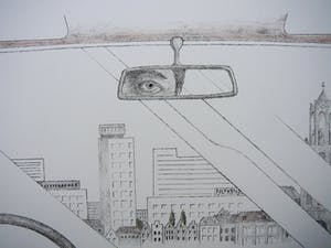 Ron Watts - Skyline Utrecht-centrum -circa 1980- kopen? Bied vanaf 35!